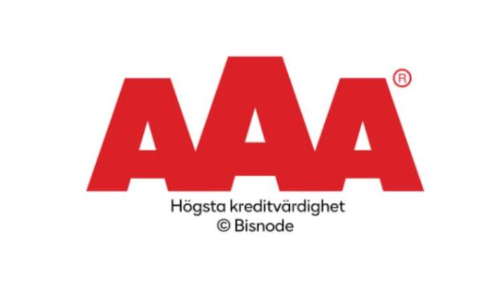 Bisnode logga, högsta kreditvärdighet