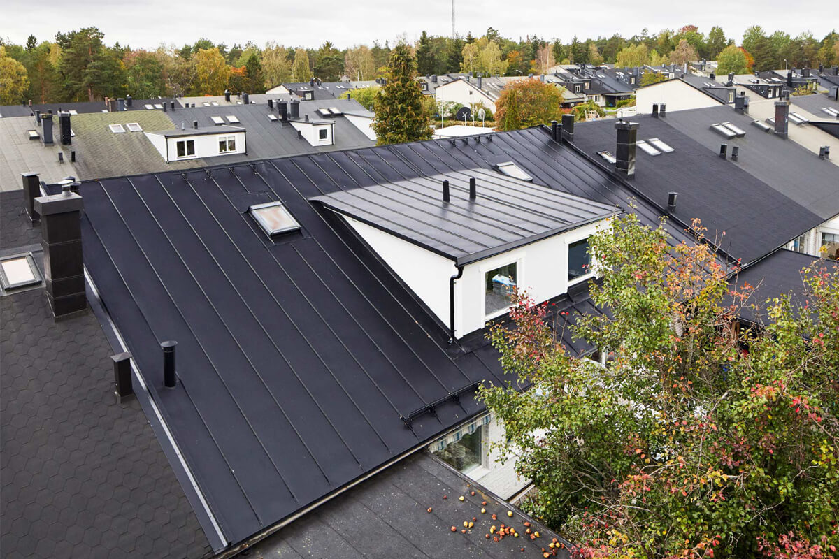Tak byts från shingel till plåttak
